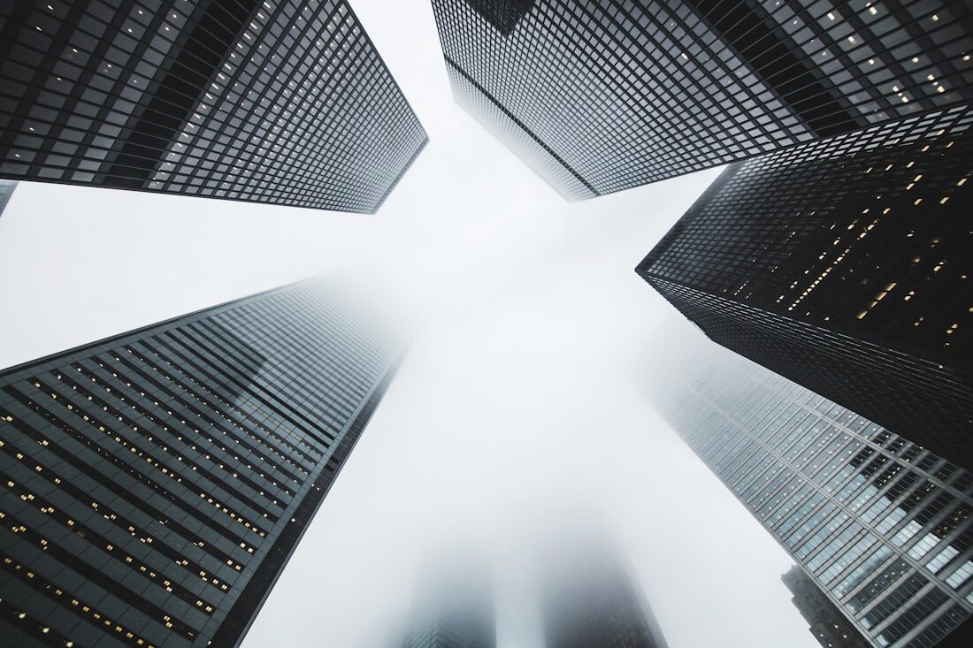 Commercial high-rise towers