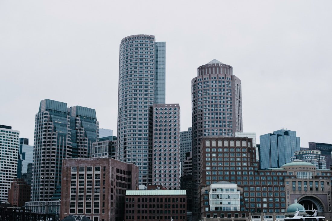 City commercial skyline