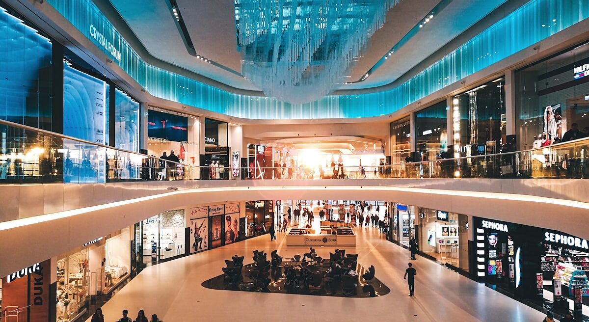 Retail centre interior